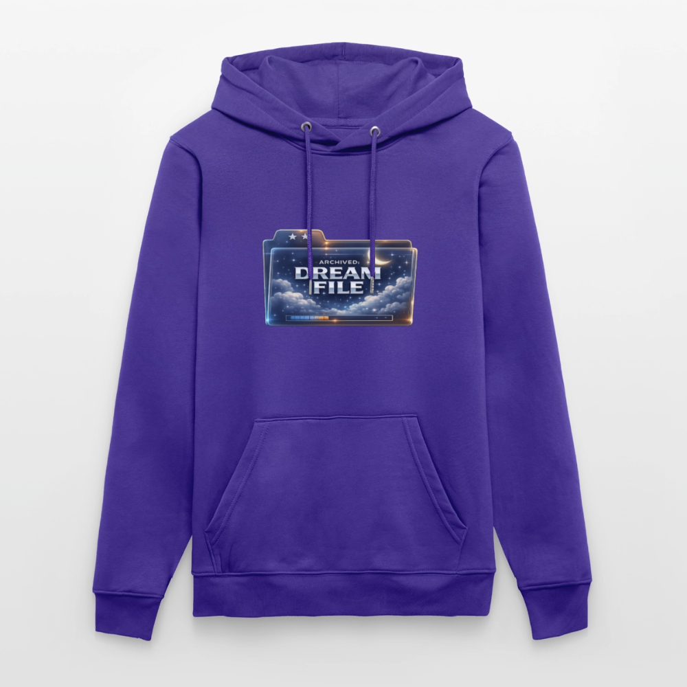 Organic Hoody - Archived Dream File - purple love 