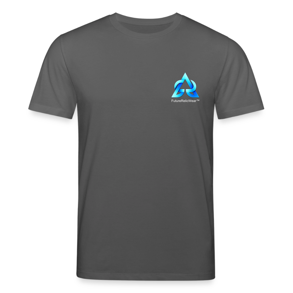 Organic T-Shirt - Neon Pixel City - anthracite