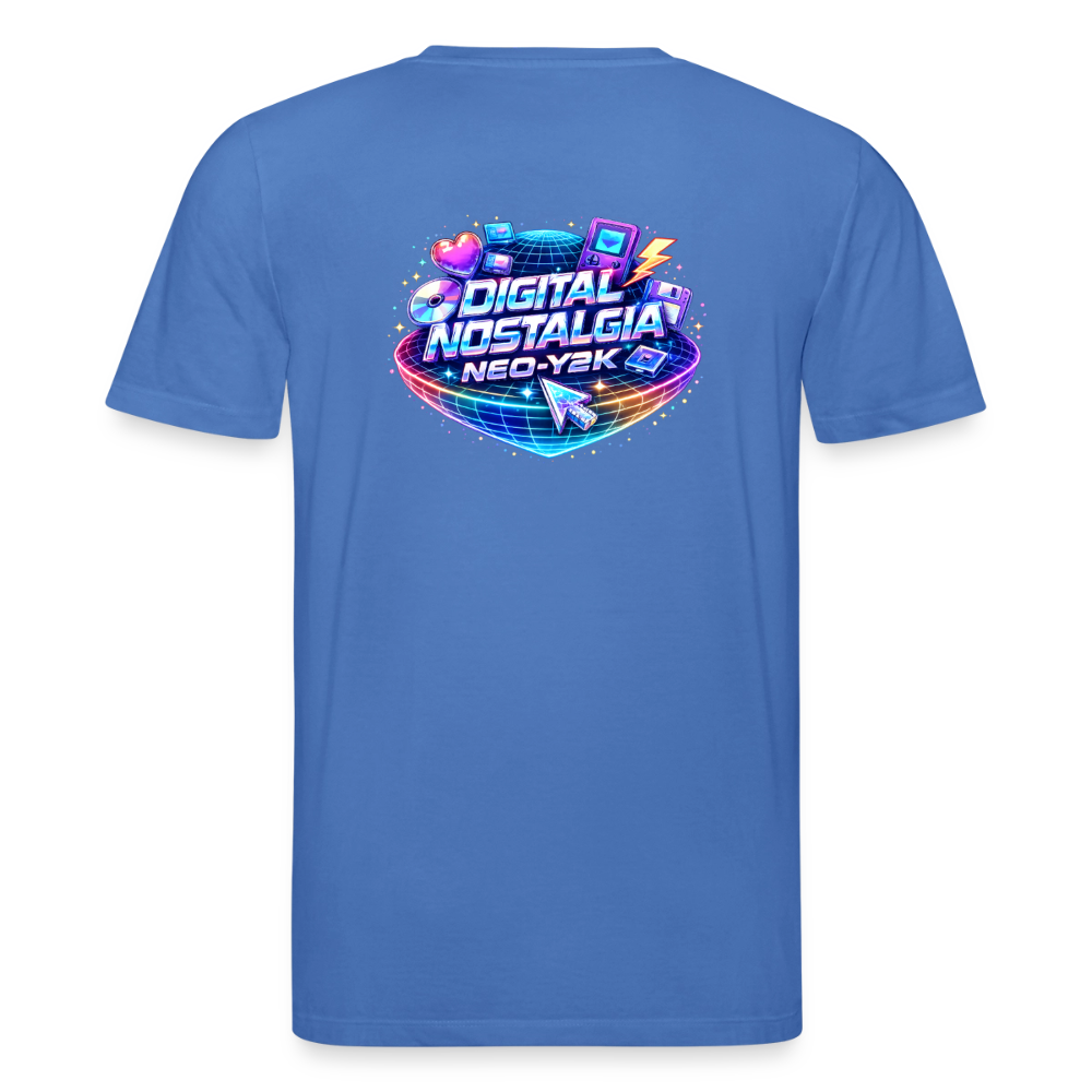 Organic T-Shirt - Neo Y2K Revival - mindful blue
