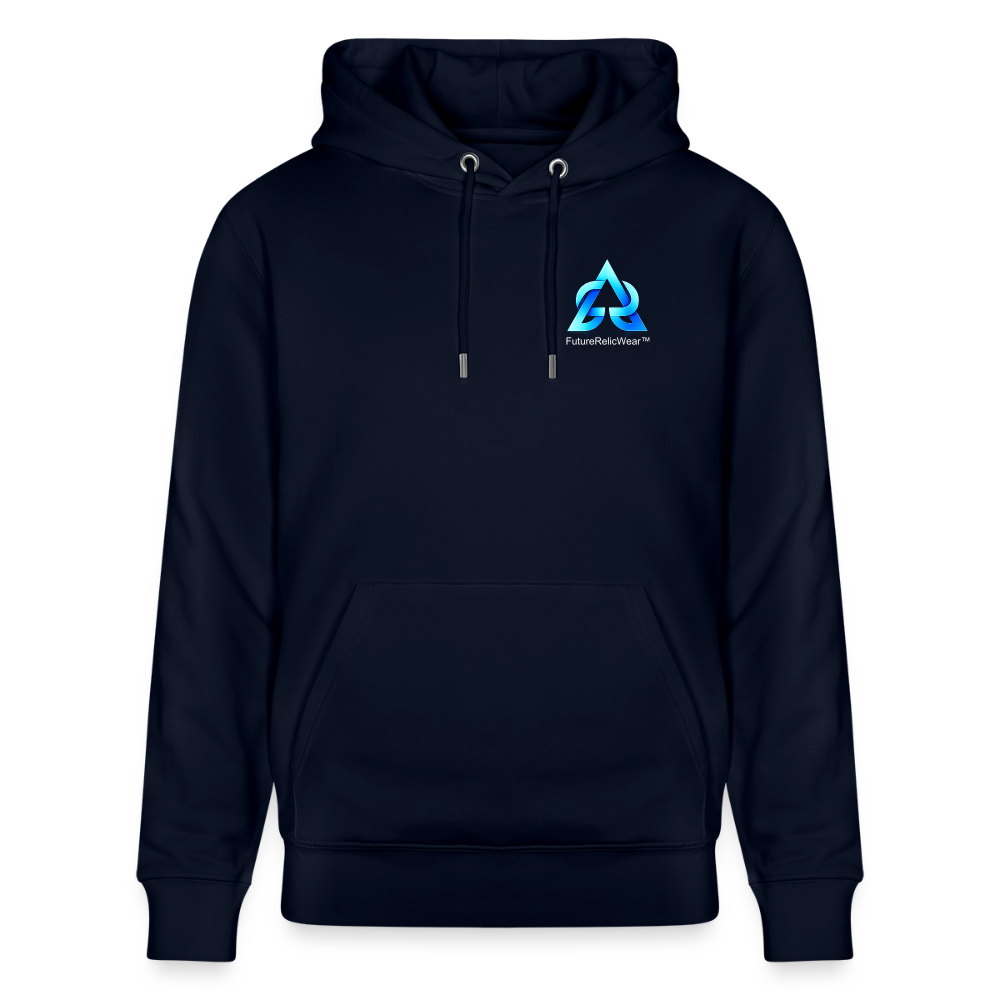 Organic Hoody - Retro Future Wave - navy