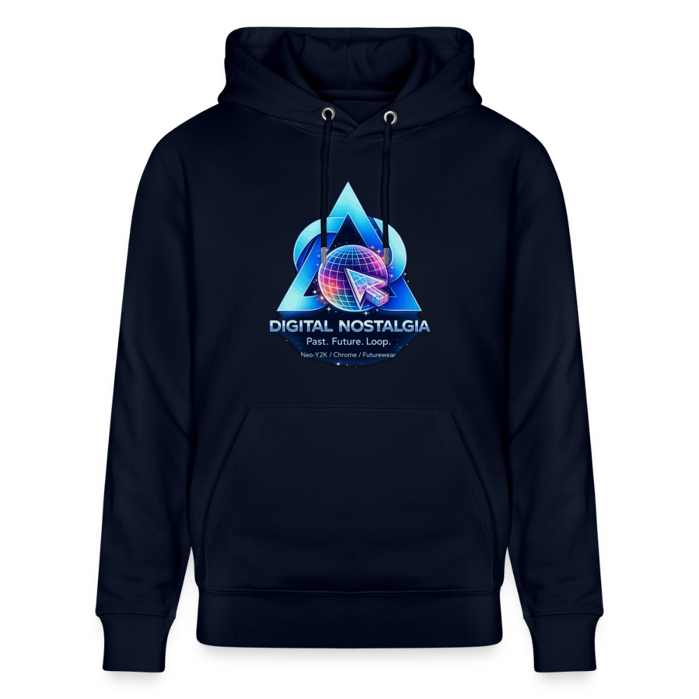 Organic Hoody - Eternal Quantum Era - navy
