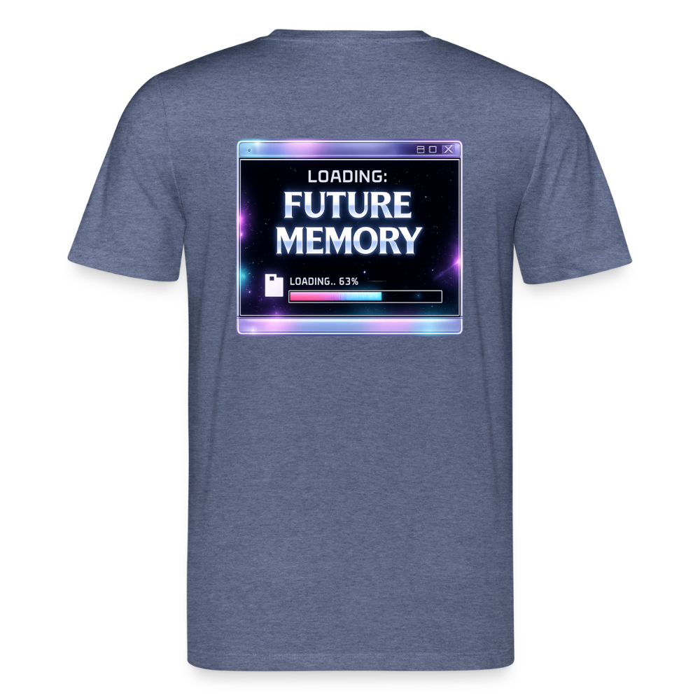 Organic T-Shirt - Future Memory - dark heather blue