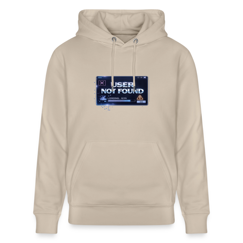 Organic Hoody - User Not Found - beige