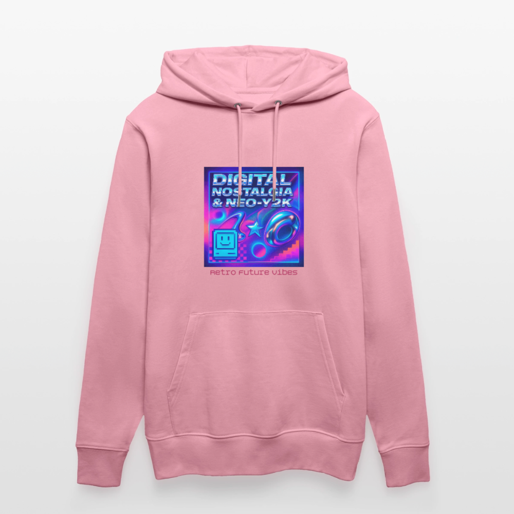 Organic Hoody - Digital Nostalgia - lilac dream