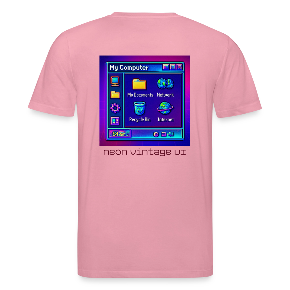 Organic T-Shirt - Retro Desktop - lilac dream