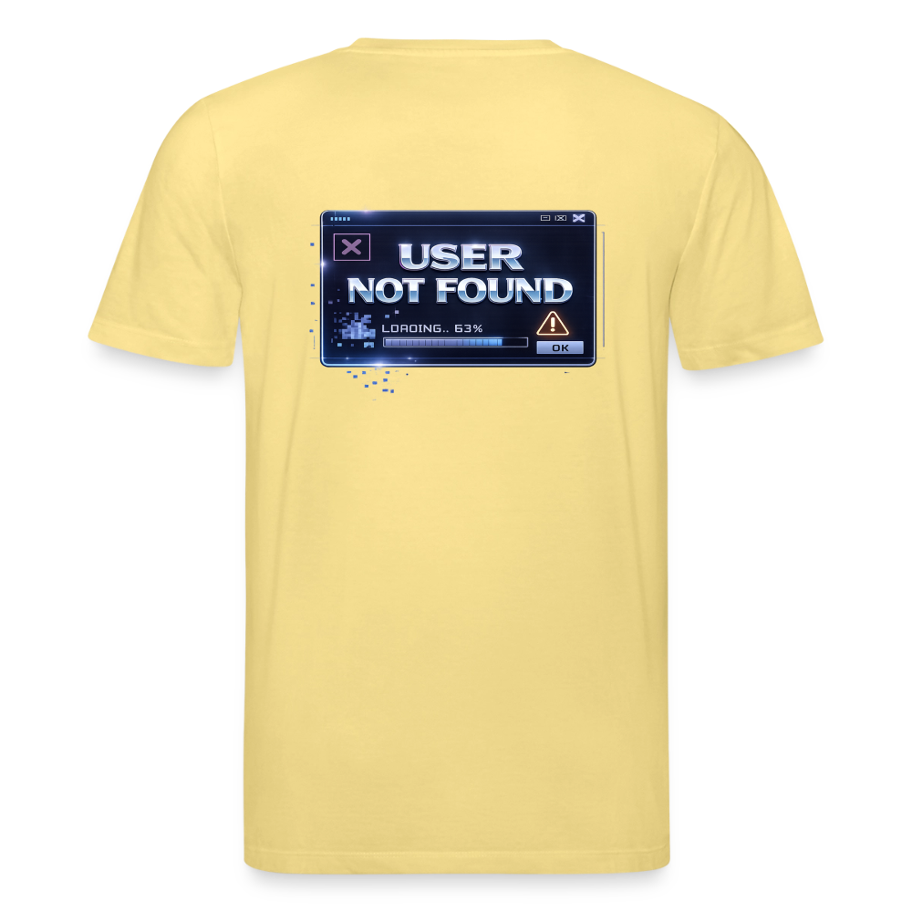 Organic T-Shirt - User Not Found - viva yellow 