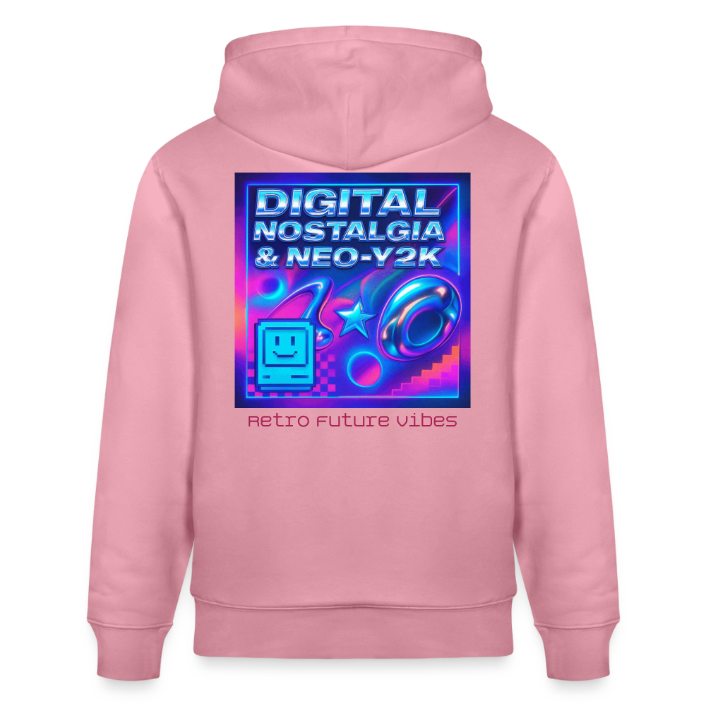 Organic Hoody - Digital Nostalgia - lilac dream