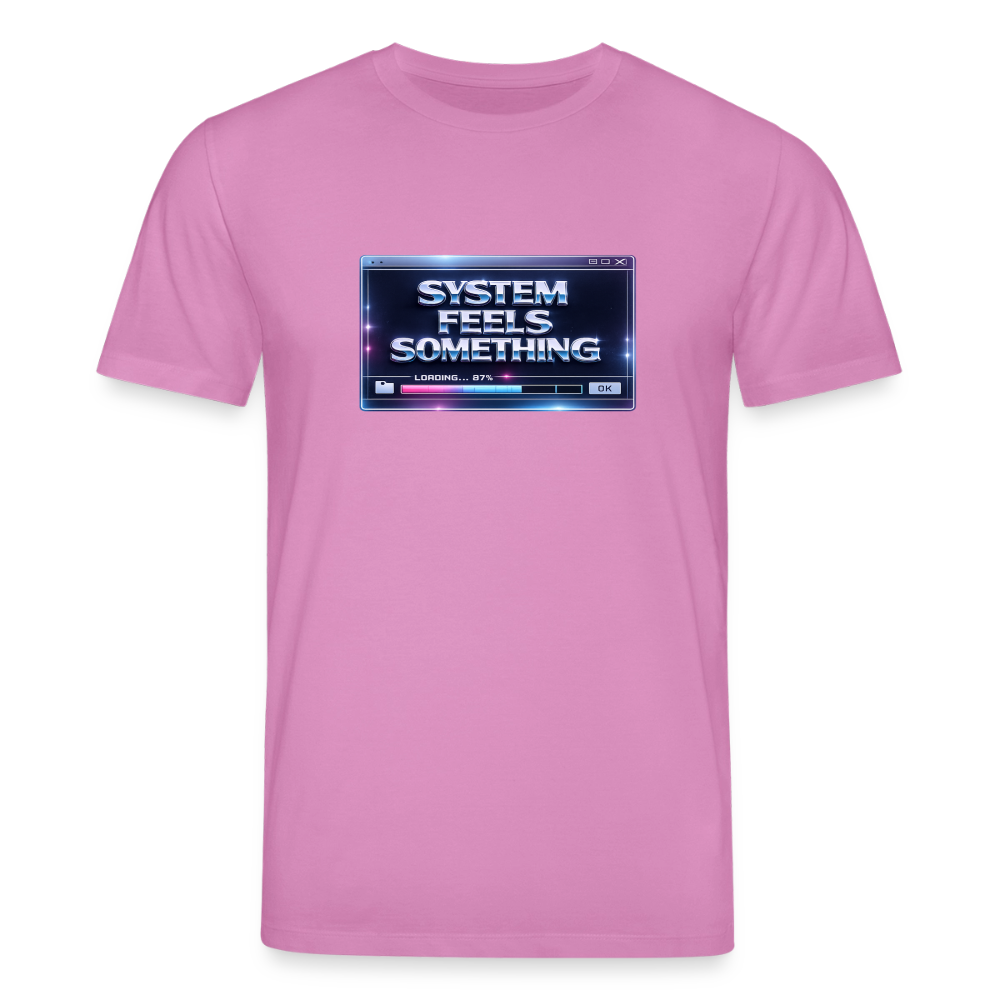 Organic T-Shirt - Sentience Loading Now - pink