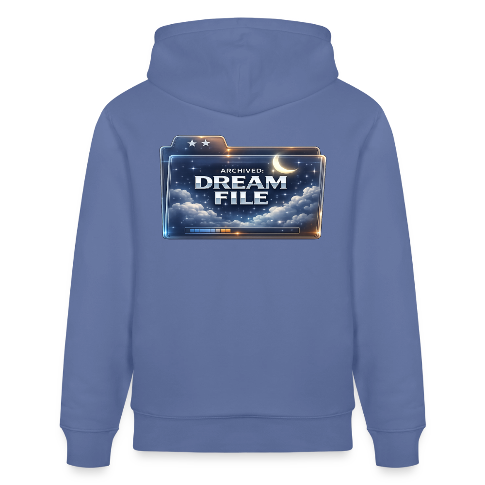 Organic Hoody - Archived Dream File - bright blue