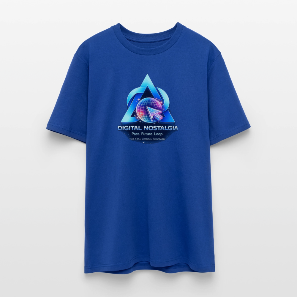 Organic T-Shirt - Eternal Quantum Era - majorelle blue