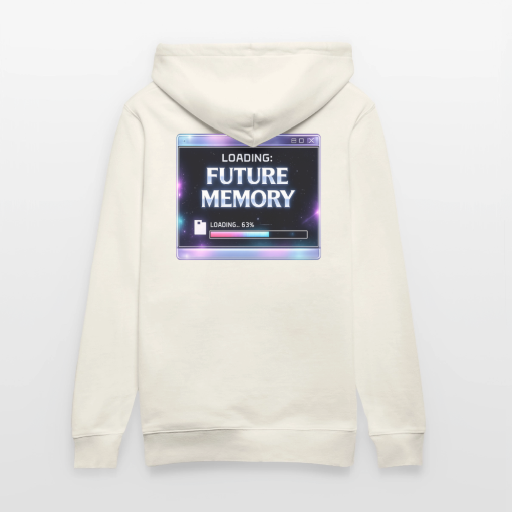 Organic Hoody - Future Memory - natural white