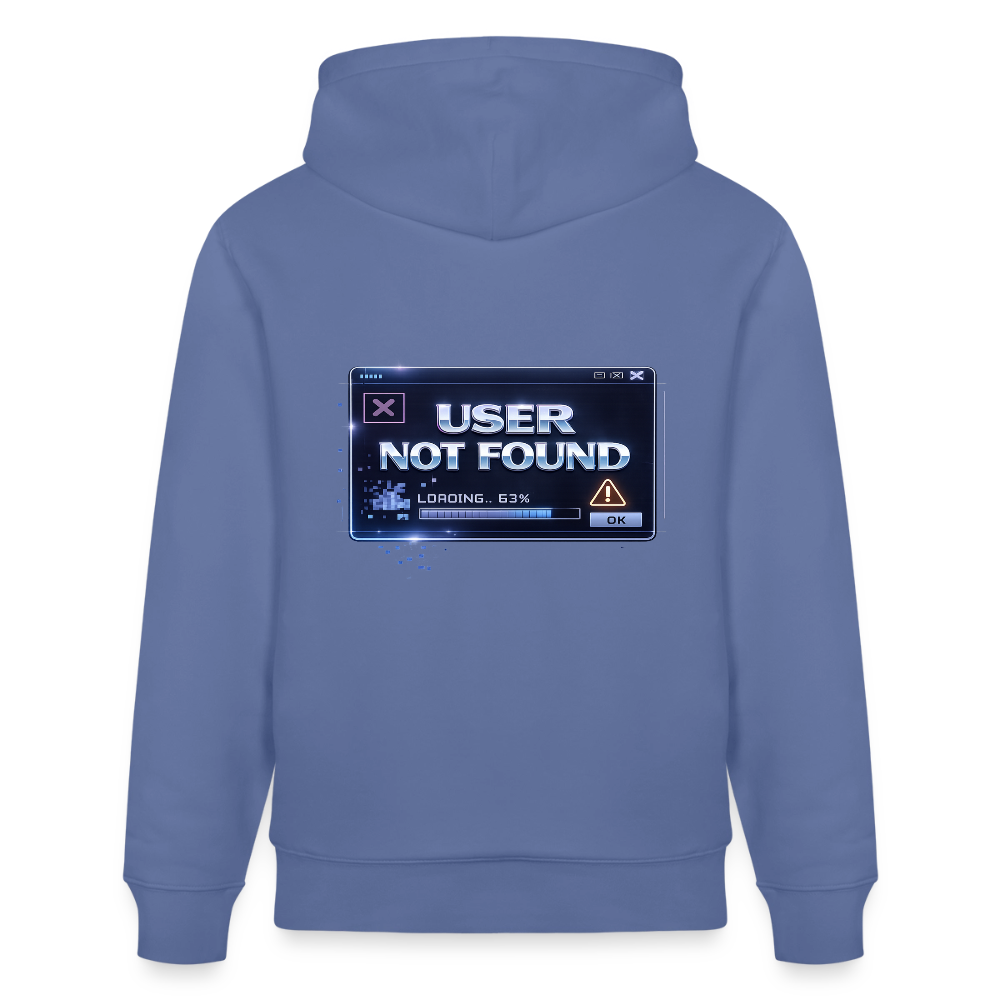 Organic Hoody - User Not Found - bright blue