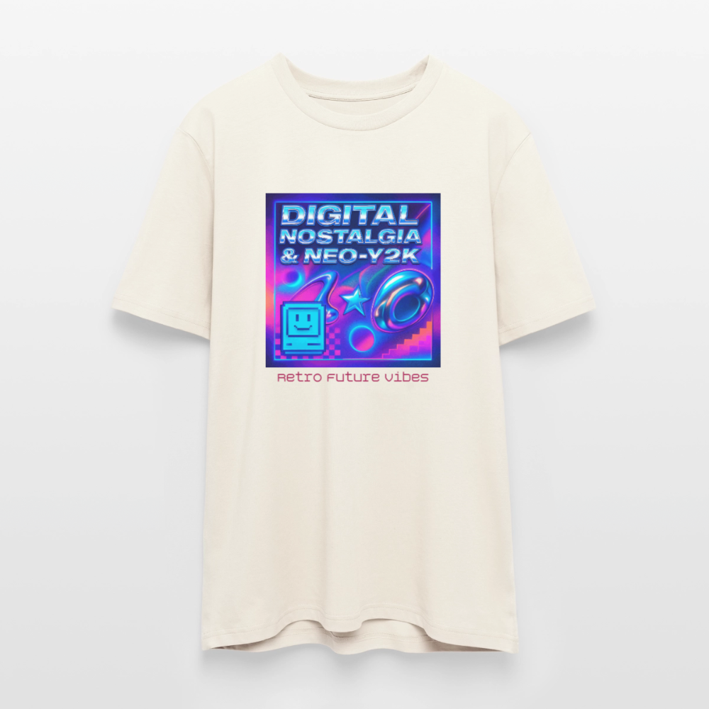 Organic T-Shirt - Digital Nostalgia - natural white
