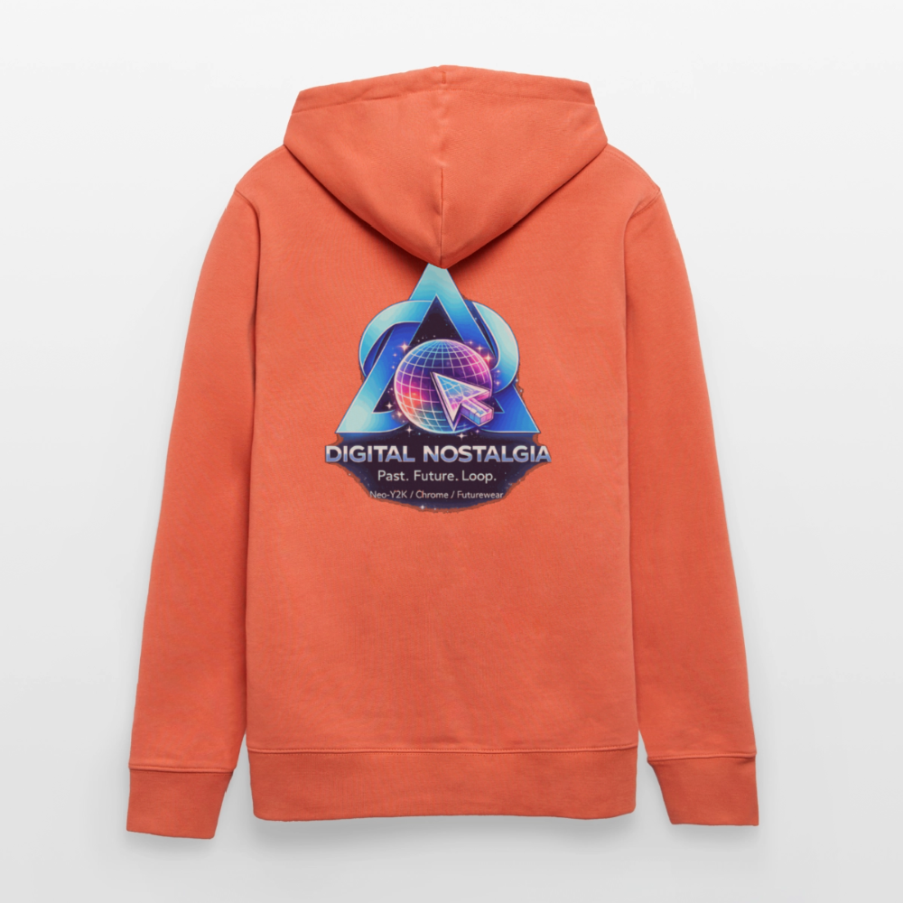Organic Hoody - Eternal Quantum Era - light red