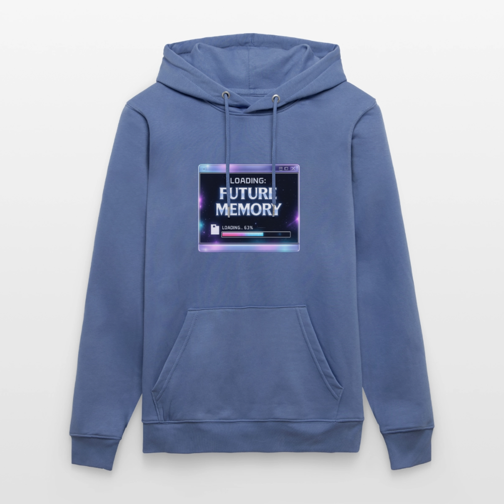 Organic Hoody - Future Memory - bright blue