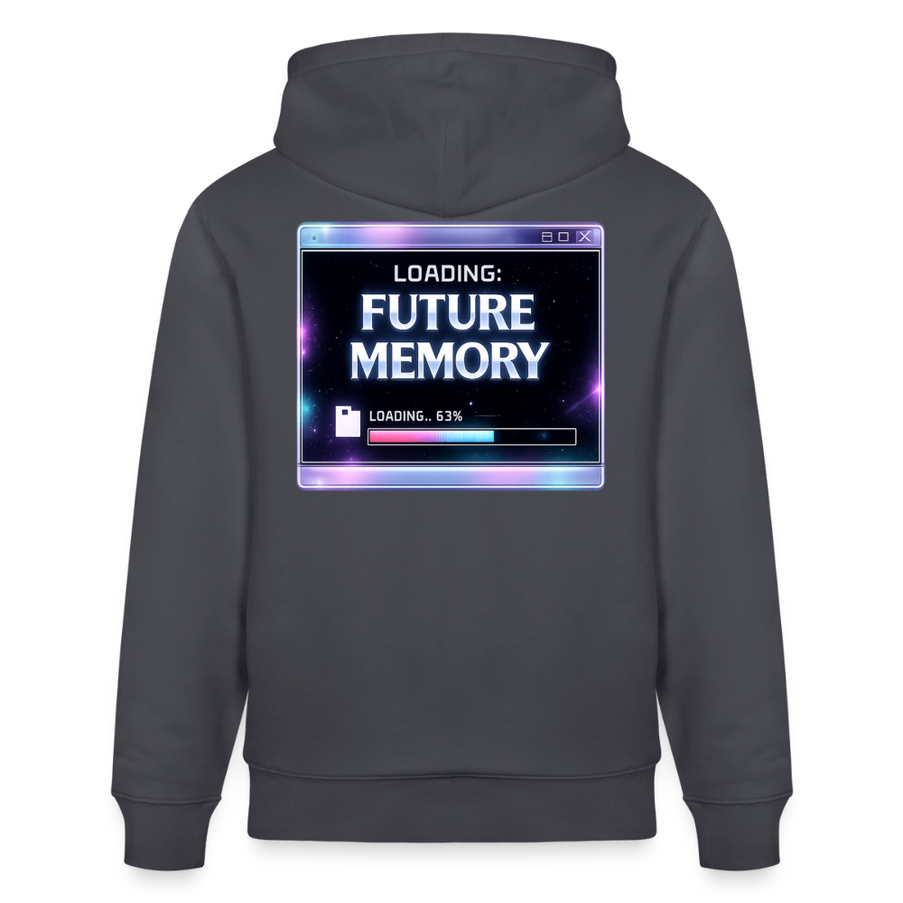 Organic Hoody - Future Memory - indigo blue