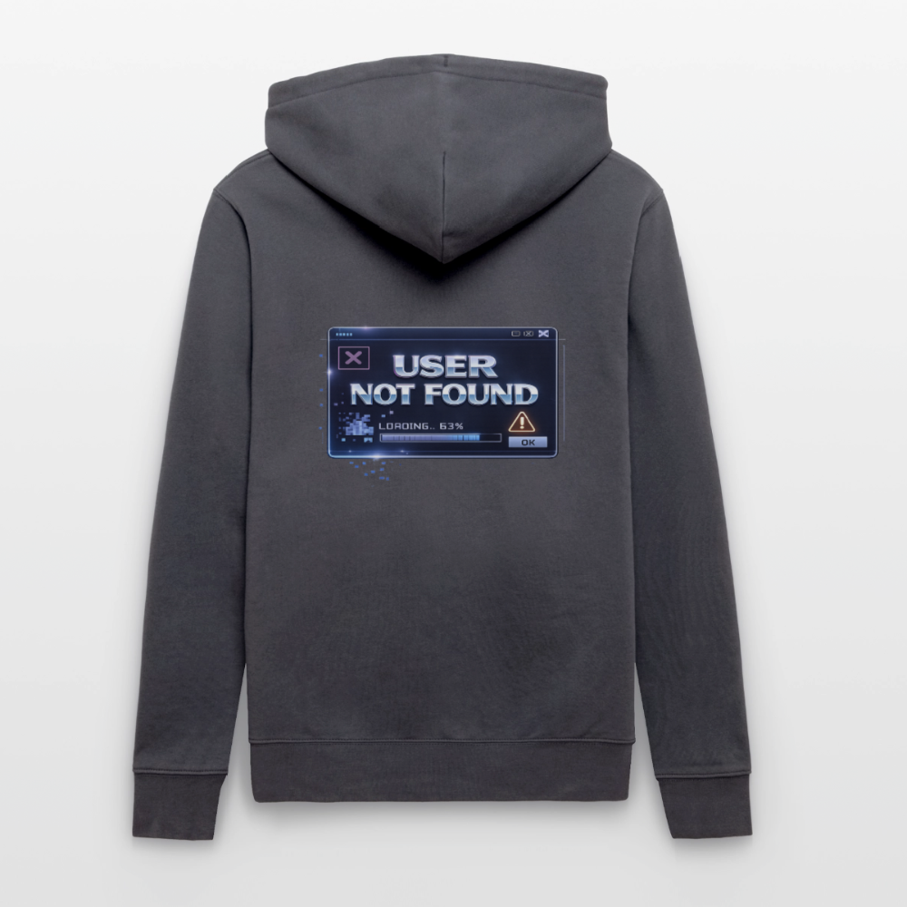 Organic Hoody - User Not Found - indigo blue
