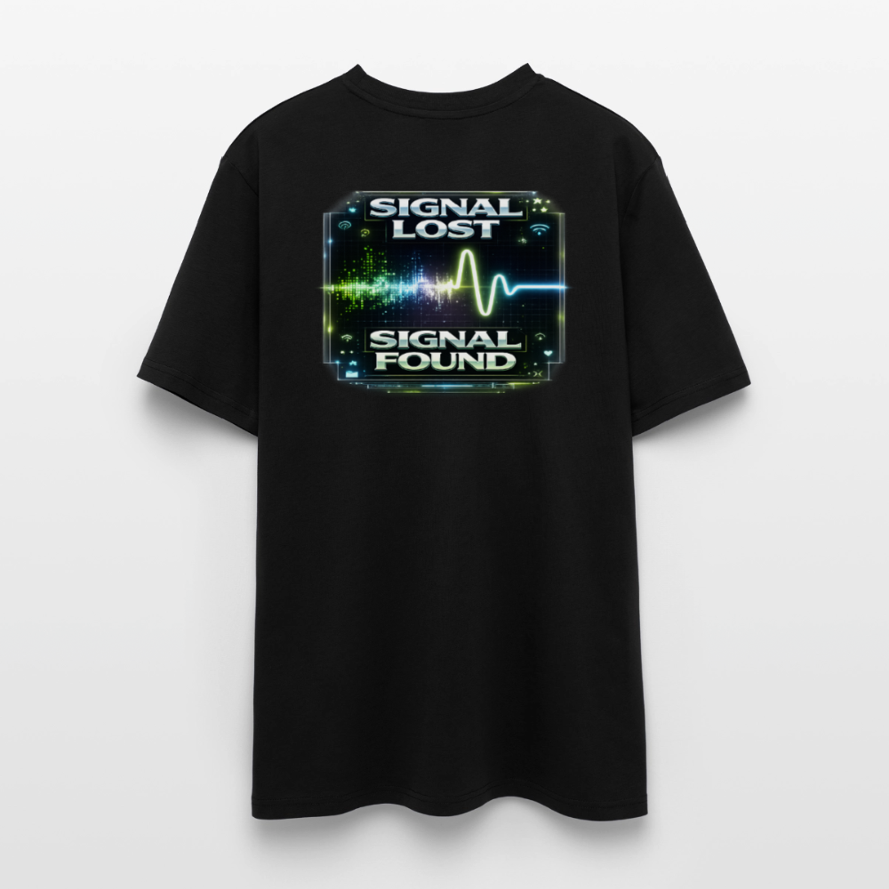 Organic T-Shirt - Signal Restored - black