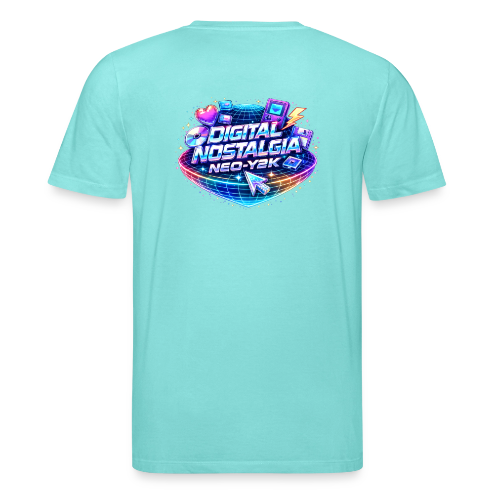 Organic T-Shirt - Neo Y2K Revival - pool blue