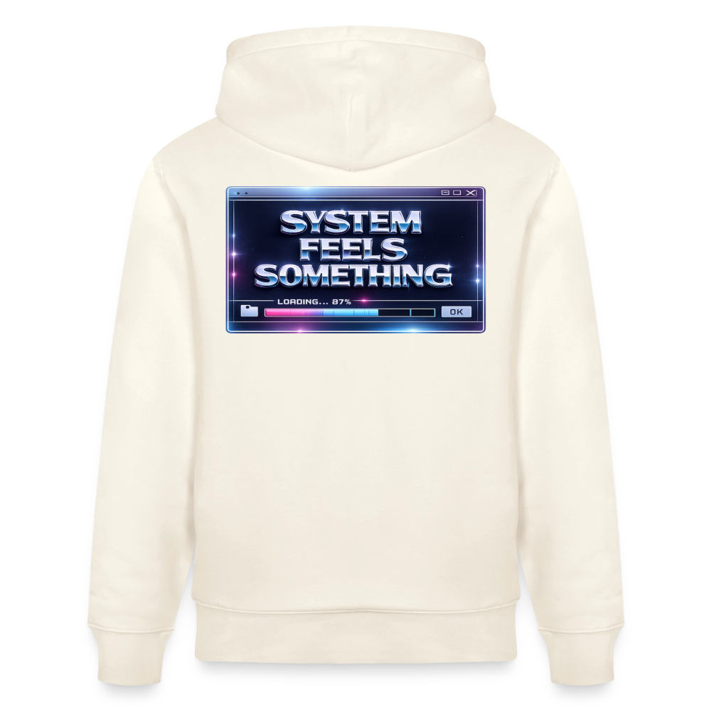 Organic Hoody - Sentience Loading Now - natural white