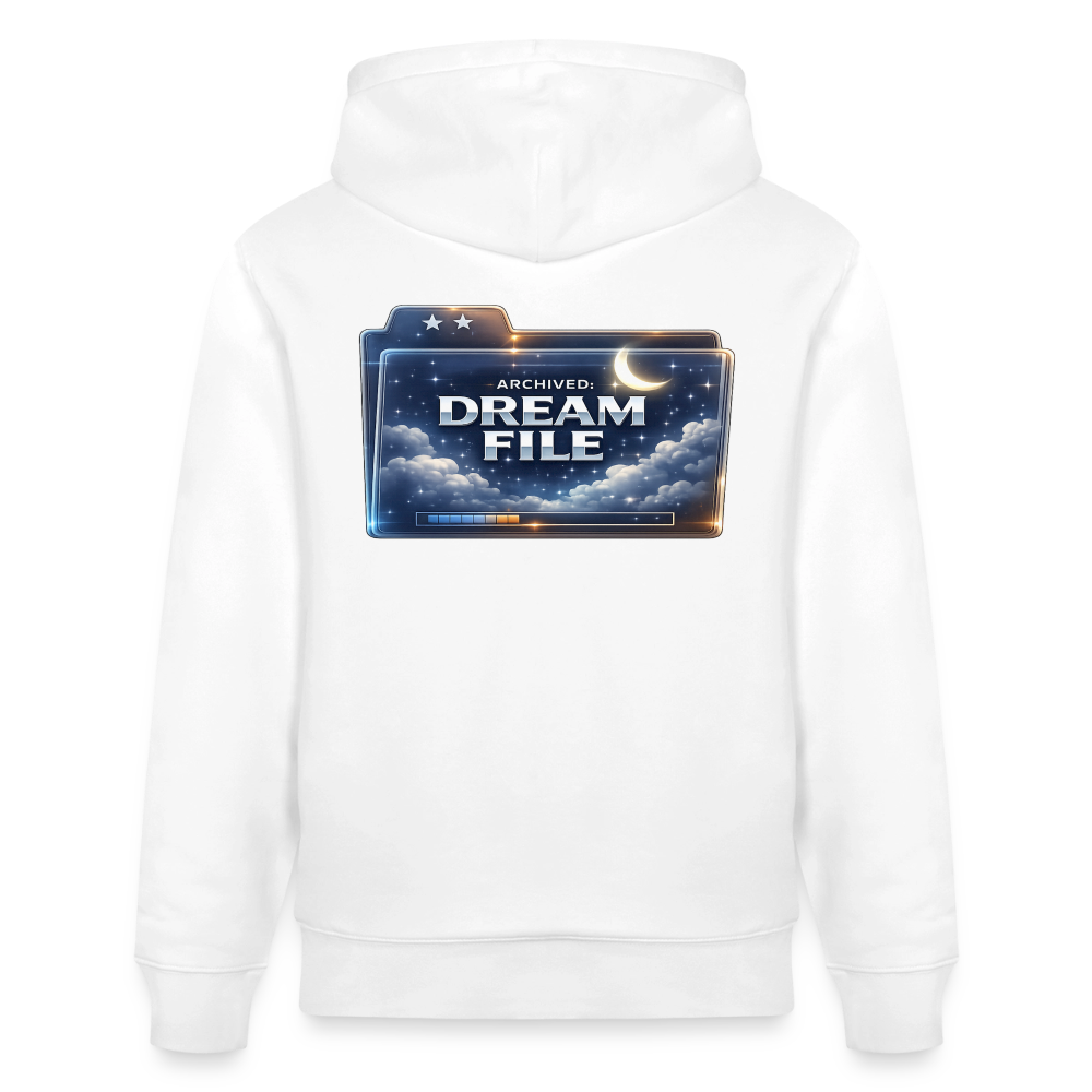 Organic Hoody - Archived Dream File - white