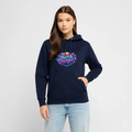 Organic Hoody - Retro Future Wave - navy