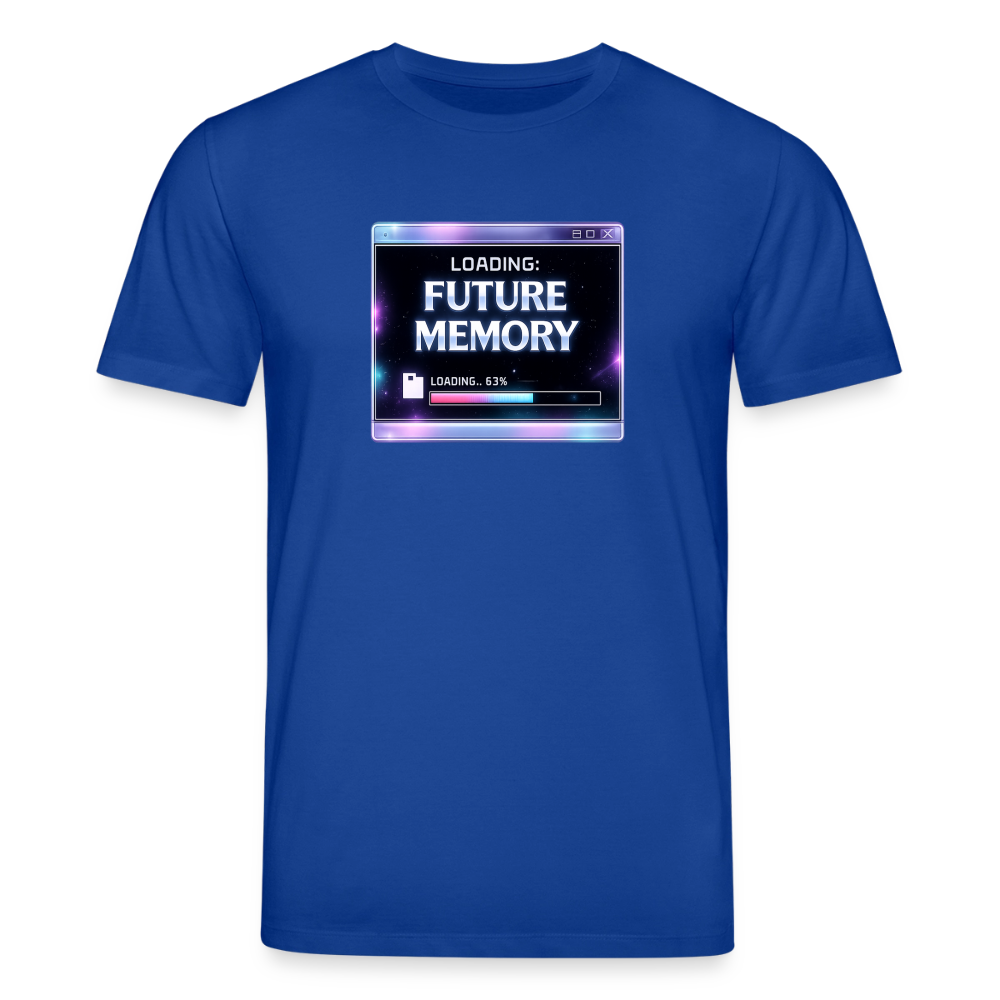 Organic T-Shirt - Future Memory - majorelle blue