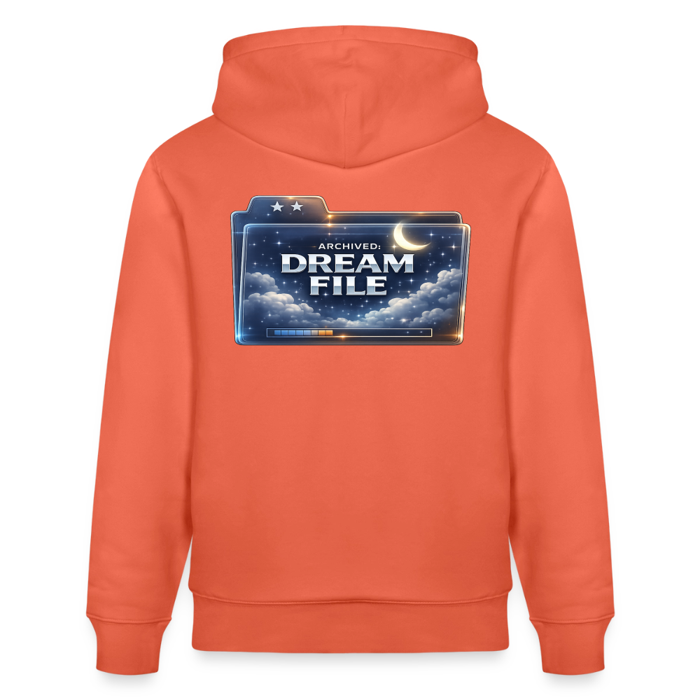 Organic Hoody - Archived Dream File - light red