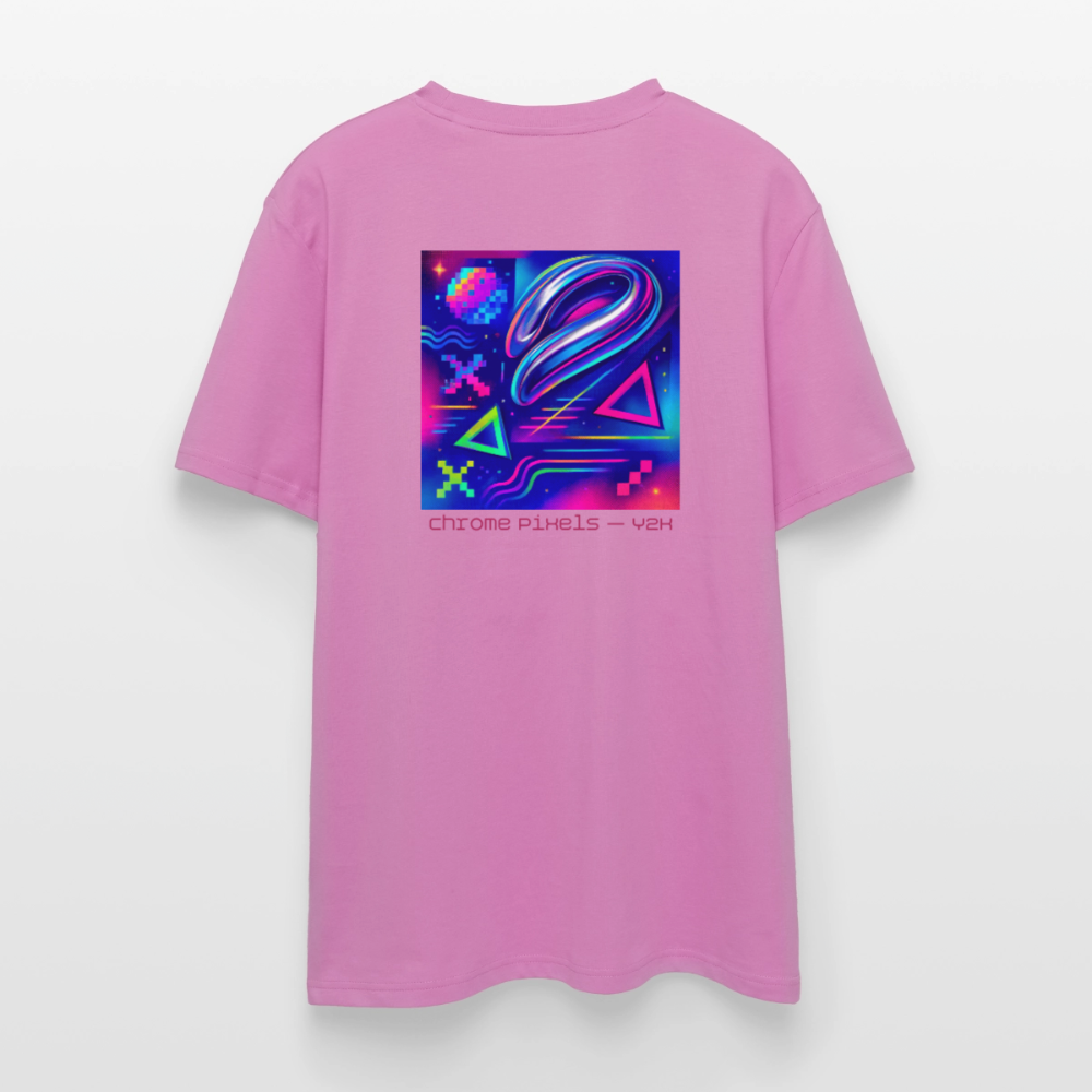 Organic T-Shirt - Neon Geometrics - pink