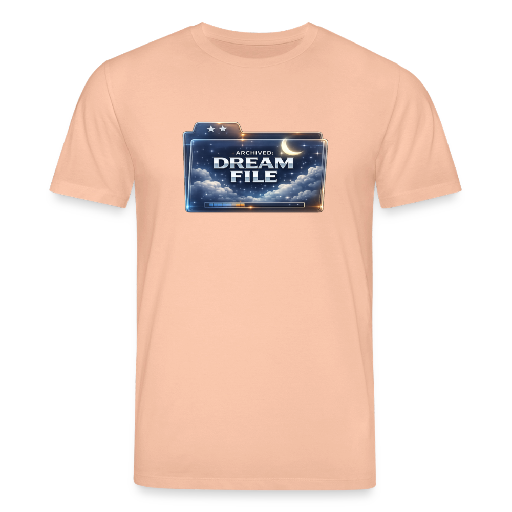 Organic T-Shirt - Archived Dream File - peach