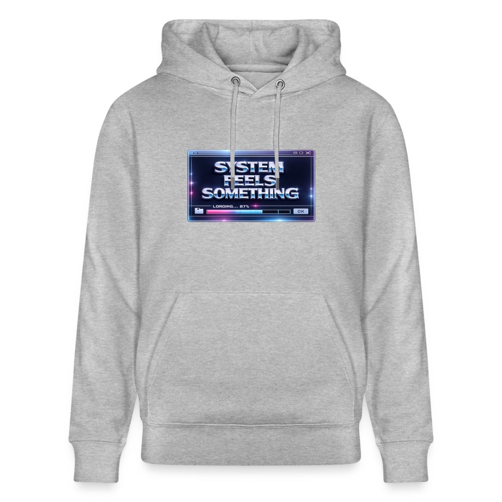 Organic Hoody - Sentience Loading Now - heather grey
