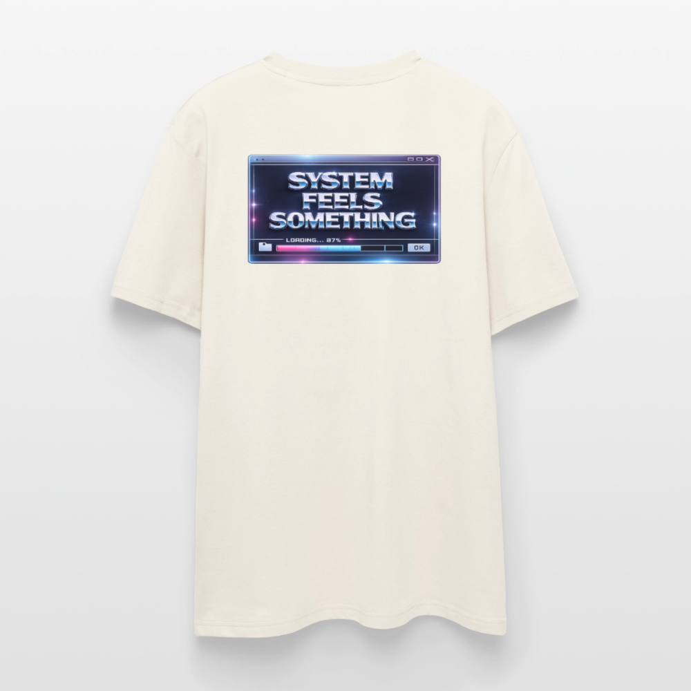 Organic T-Shirt - Sentience Loading Now - natural white