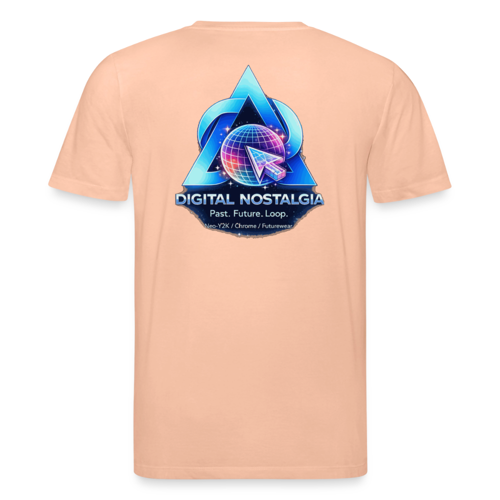 Organic T-Shirt - Eternal Quantum Era - peach