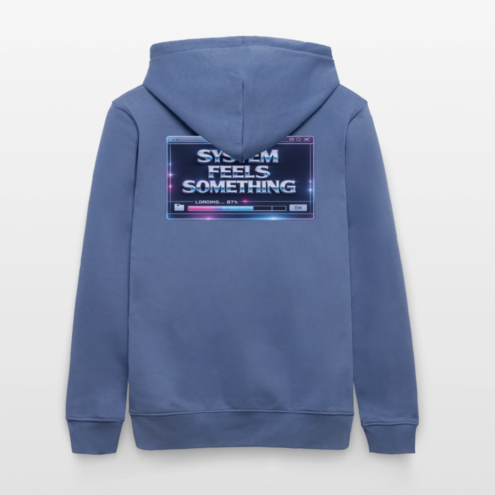 Organic Hoody - Sentience Loading Now - bright blue
