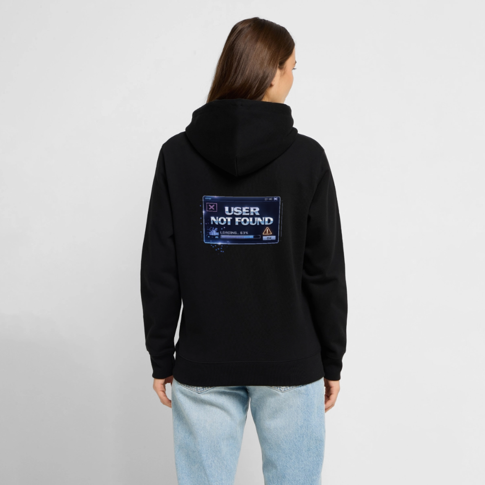 Organic Hoody - User Not Found - black