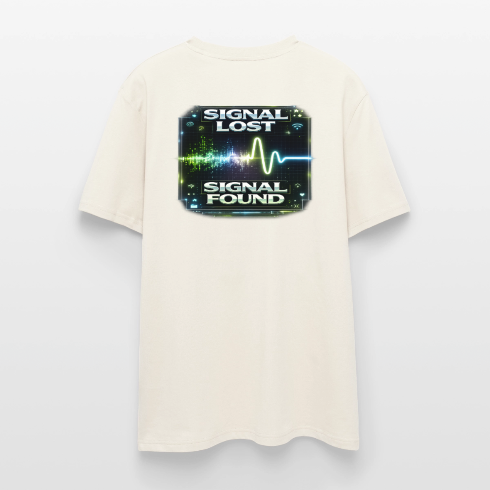 Organic T-Shirt - Signal Restored - natural white