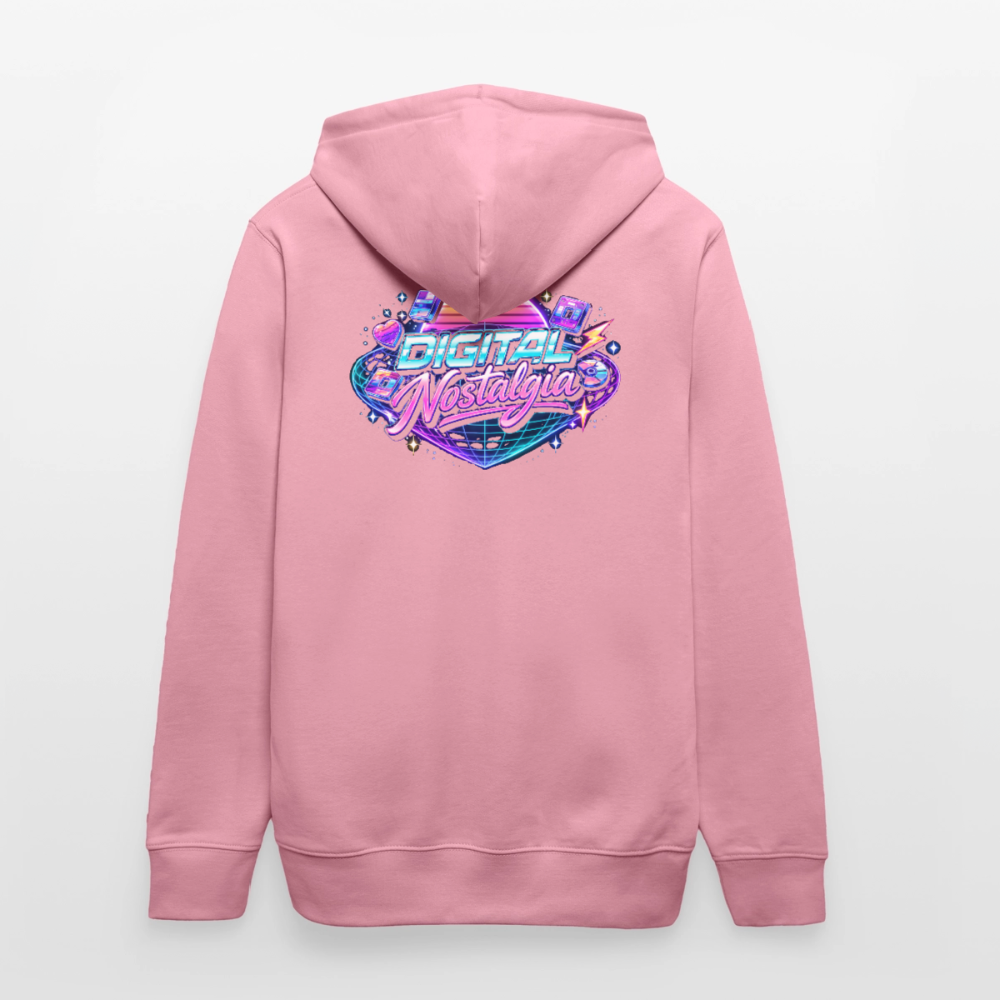 Organic Hoody - Retro Future Wave - lilac dream