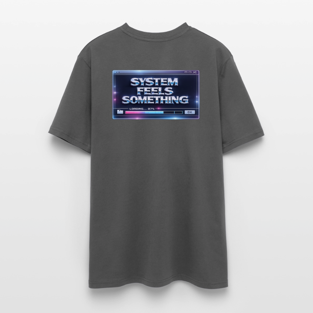 Organic T-Shirt - Sentience Loading Now - anthracite