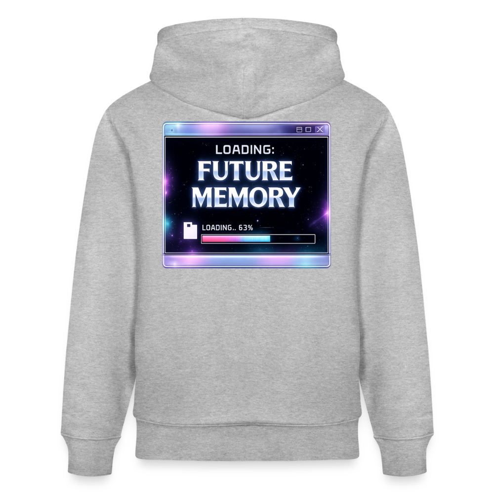 Organic Hoody - Future Memory - heather grey