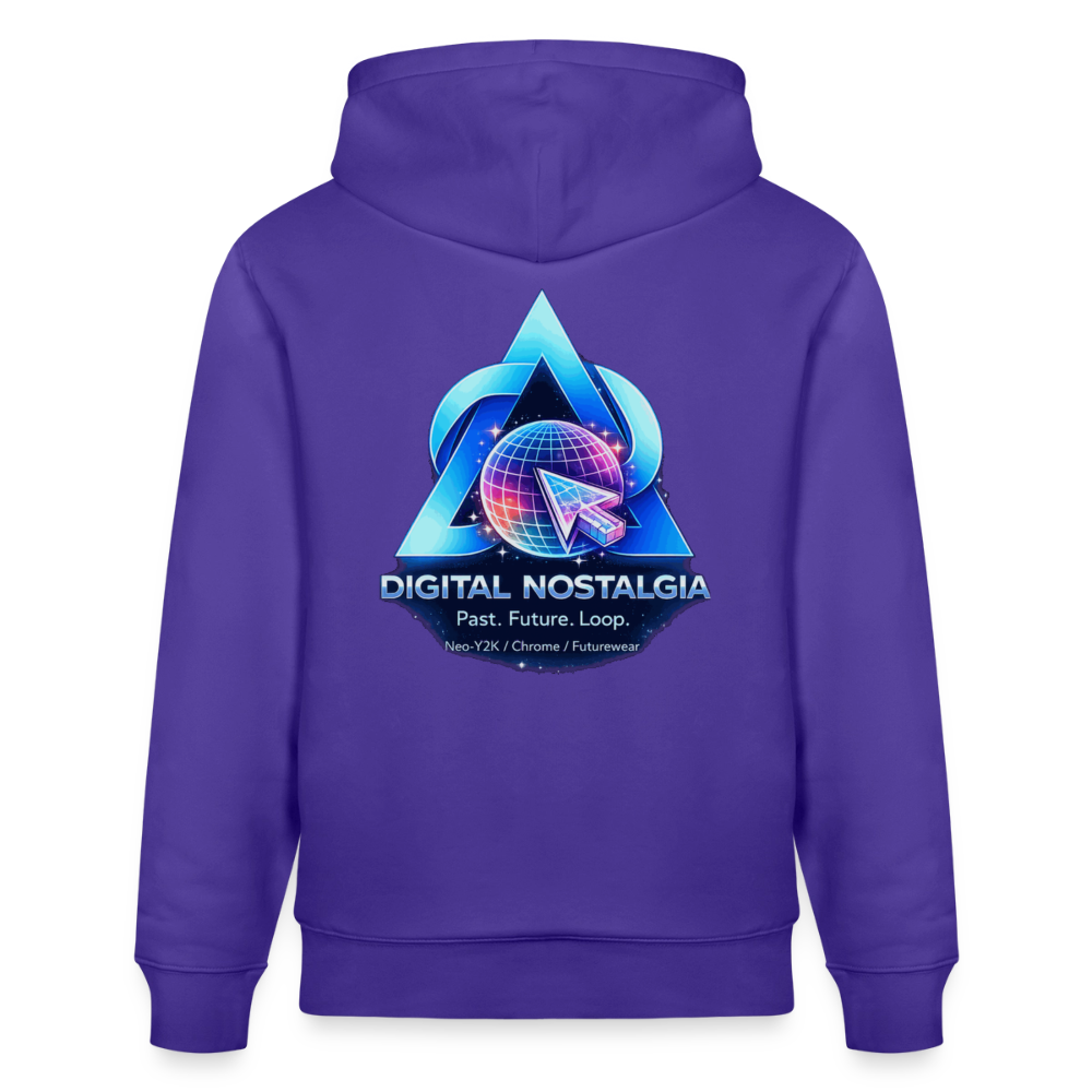 Organic Hoody - Eternal Quantum Era - purple love 