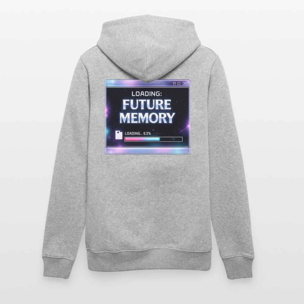 Organic Hoody - Future Memory - heather grey