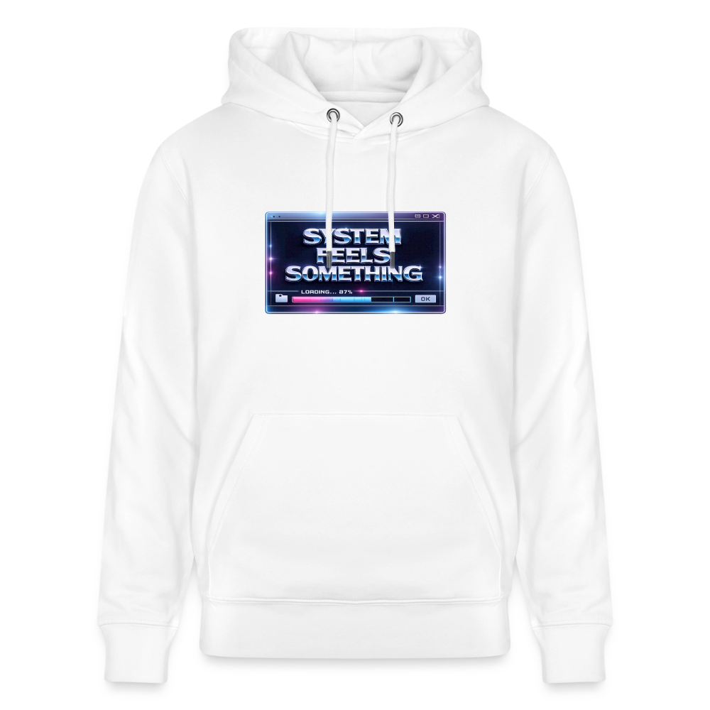 Organic Hoody - Sentience Loading Now - white