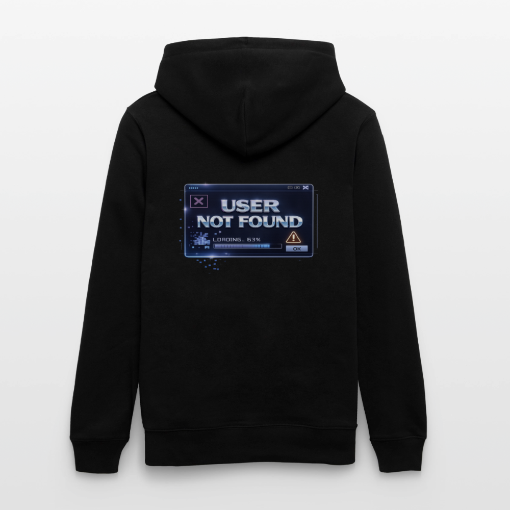 Organic Hoody - User Not Found - black
