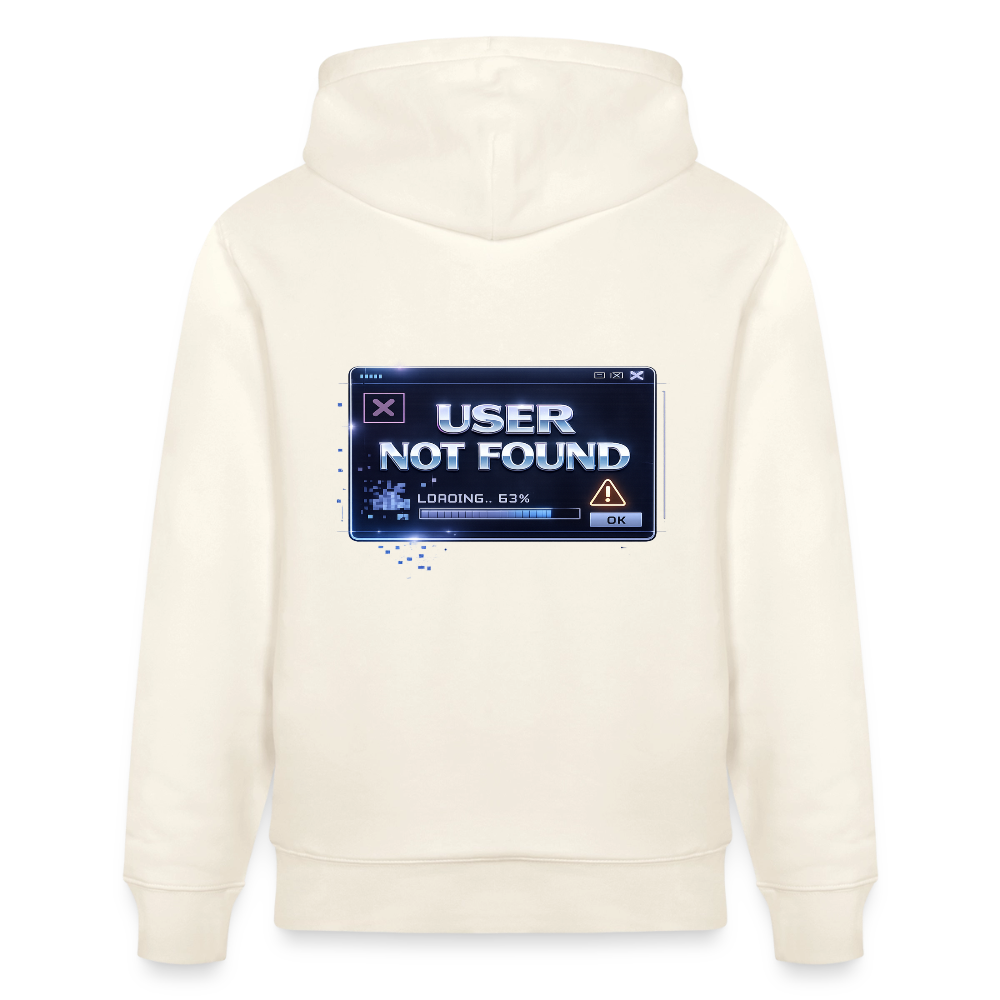 Organic Hoody - User Not Found - natural white