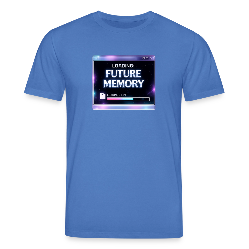 Organic T-Shirt - Future Memory - mindful blue