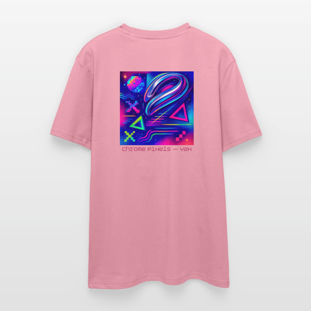 Organic T-Shirt - Neon Geometrics - lilac dream