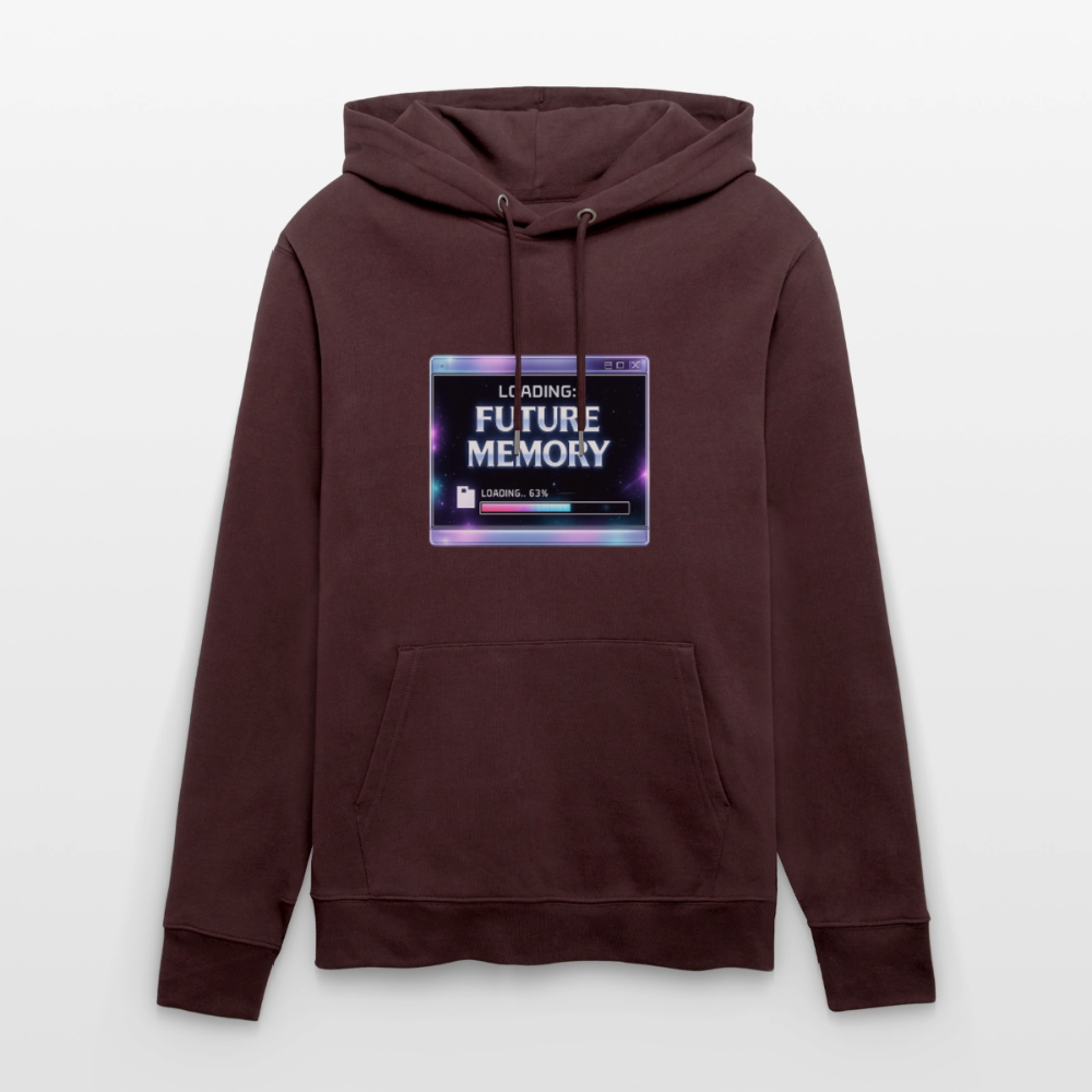 Organic Hoody - Future Memory - maroon