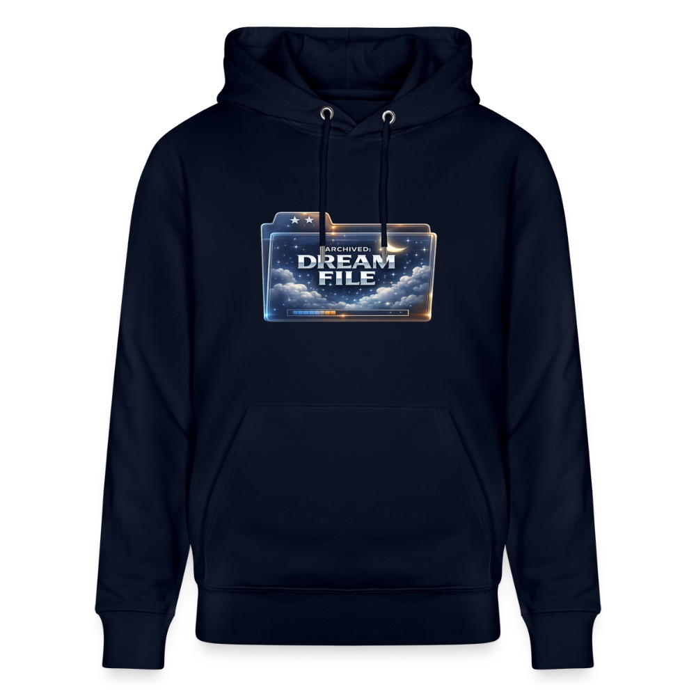 Organic Hoody - Archived Dream File - navy