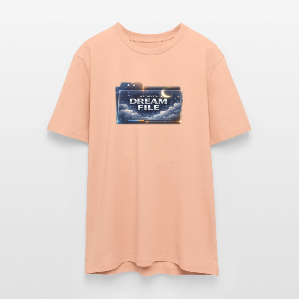 Organic T-Shirt - Archived Dream File - peach