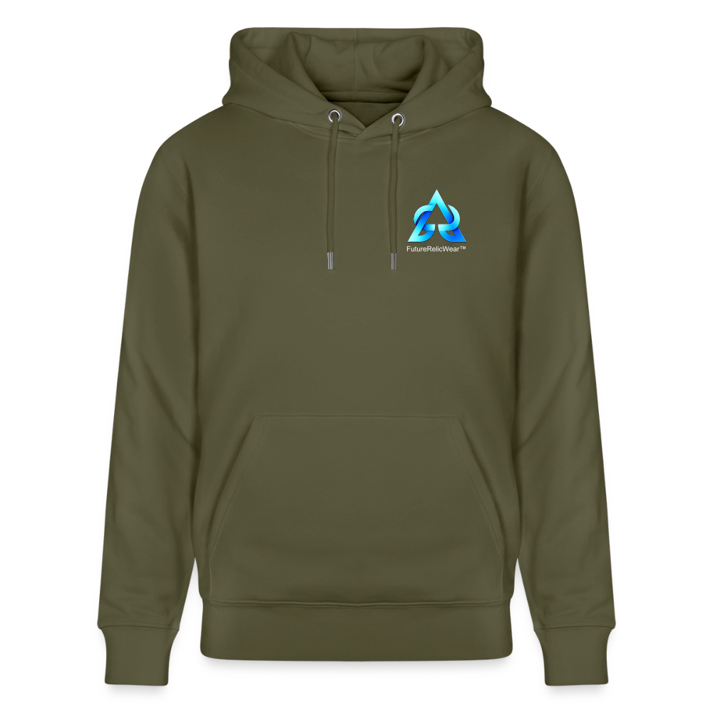 Organic Hoody - User Not Found - khaki green